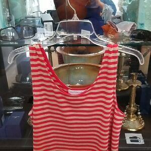 Red and Gold Fitted Sleeveless Tank Top!!! NWOT!!! Adorable!!!